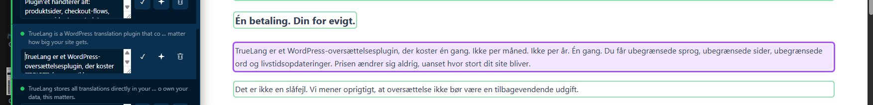 Selectionner un segment