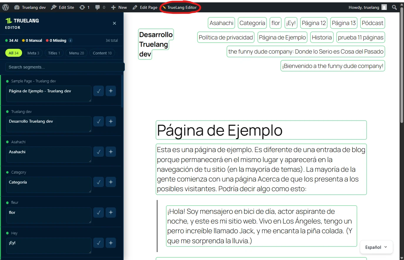 Aller bonus cadeau ! Édite tes traductions directement depuis ton site.