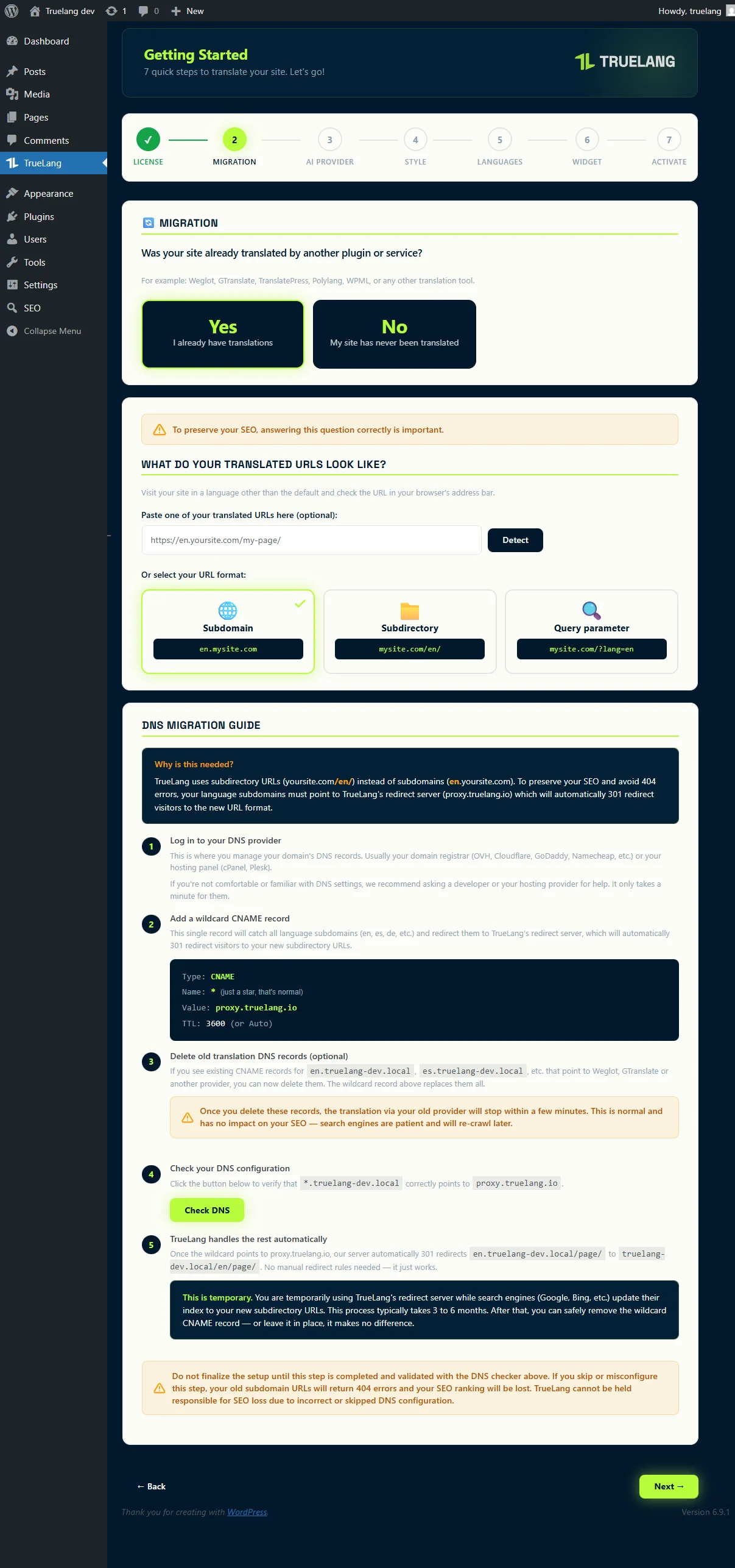Ton domaine est en.tonsite.com